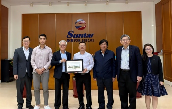 新加坡理工大学校长蔡其昌教授一行到访三达膜，共探产学研合作新路径